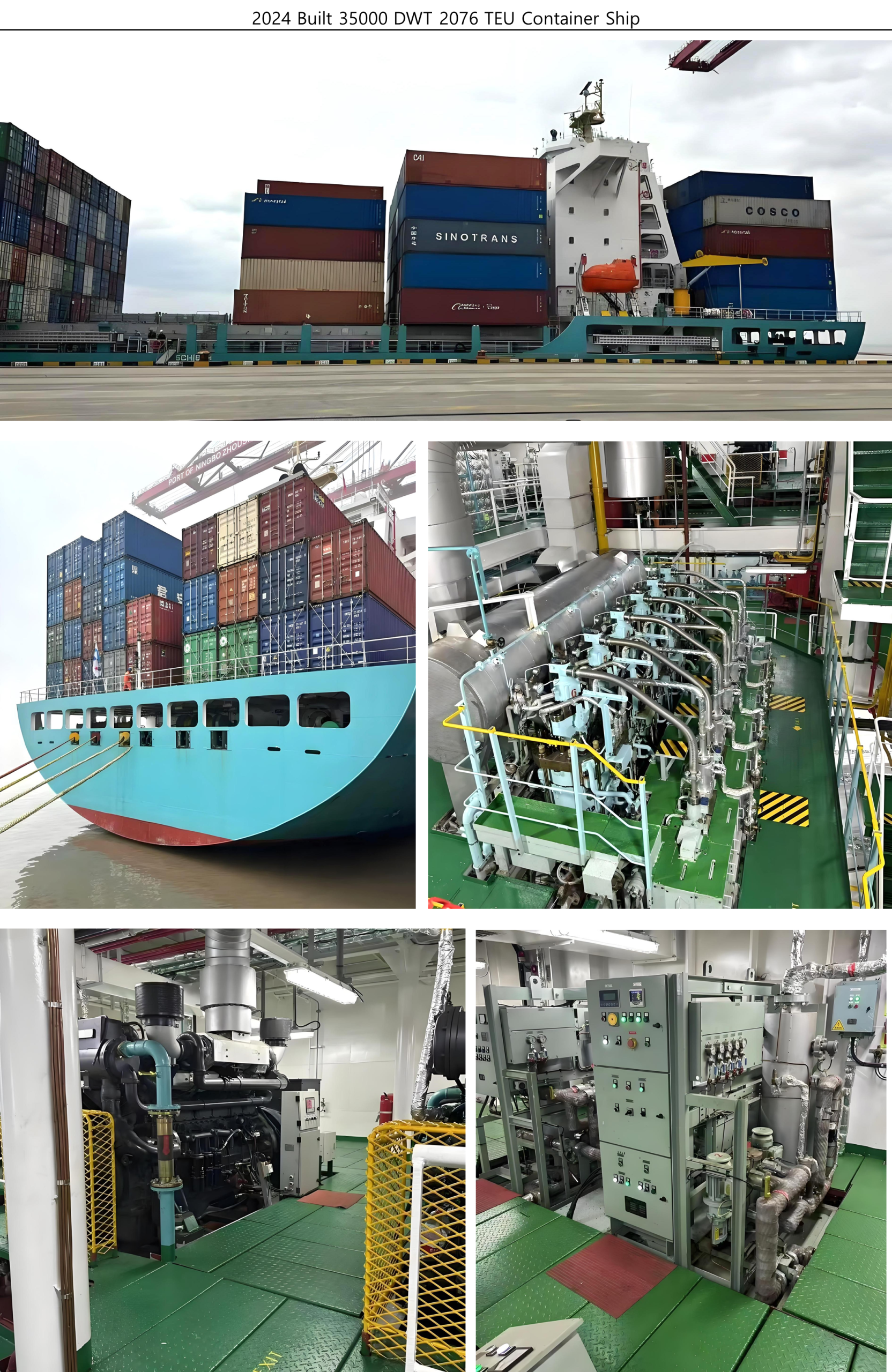 2024 Built 35000 DWT 2076 TEU Container Ship - Image 2