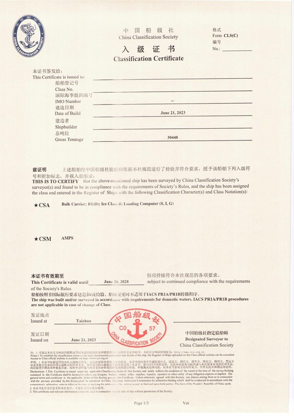 2023 Built 53000 DWT Bulk Carrier - Image 2